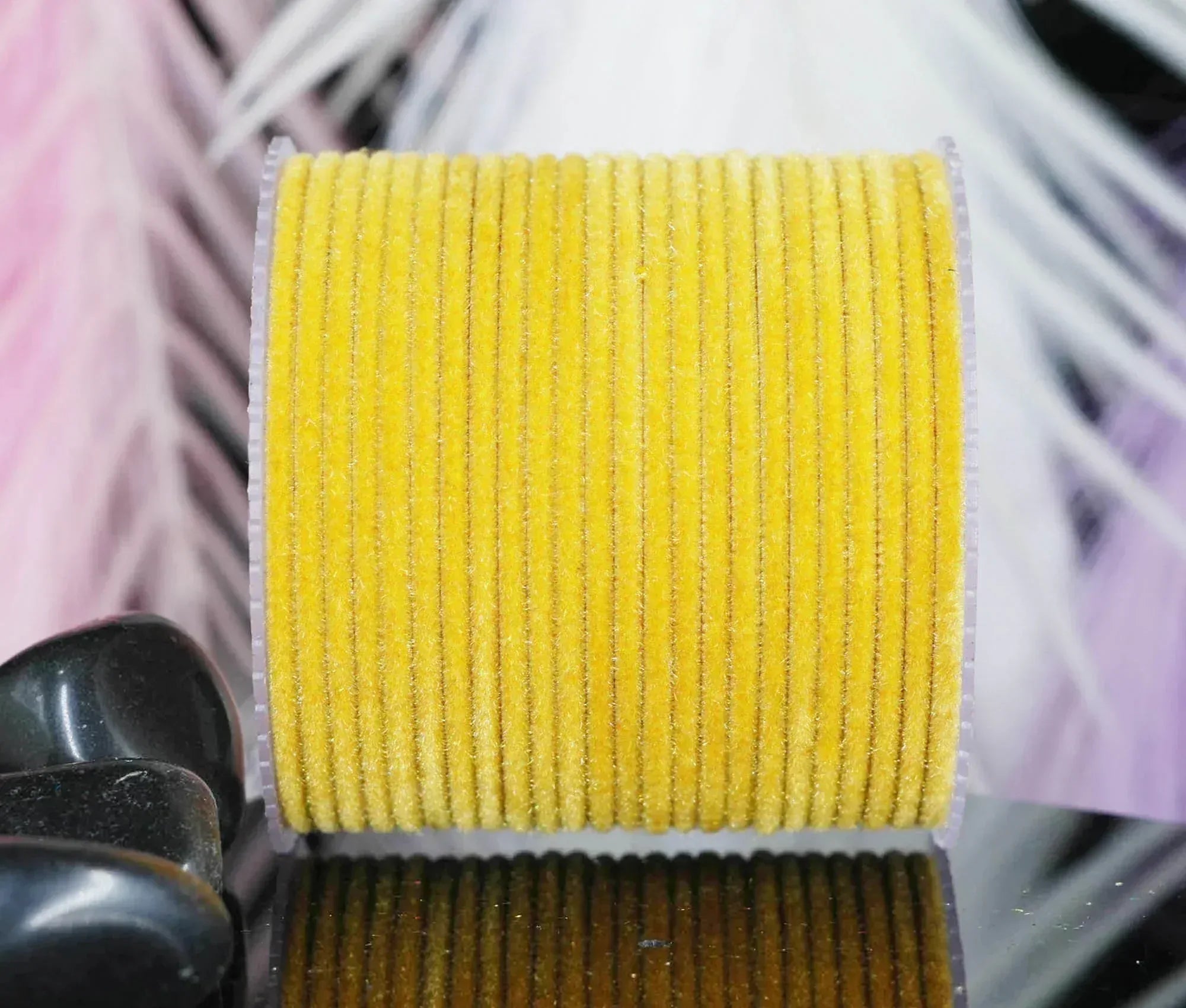 Golden Velvet Metal Bangles for Women & Girls (Pack of 24) - The Golden Cascade